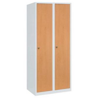 A6248 Dvoudveřová šatní skříň s lamino dveřmi