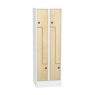SZS 32 A L Čtyřdveřová šatní skříň s laminovanými dveřmi